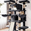Large Luxury Cat Tree & Scratching Post | Flagship Model for Multi-Cat Households・All-Scenario Play Center・Integrates Climbing / Scratching / Resting / Hiding / Interacting