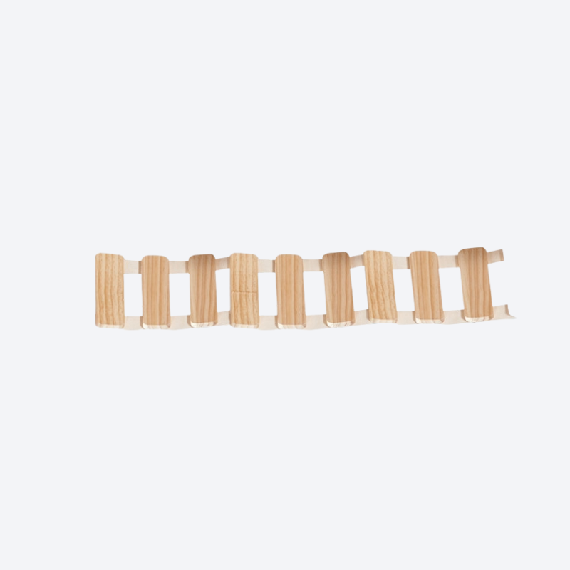 Solid Wood Wall-Mounted Cat Bridge | Modular Cat Furniture Accessory, Suspended Cork Cat Walkway