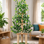 Artificial Leaf Forest-Style Cat Tree | Natural Immersive Design · Multi-Layer Viewing Platform + Reinforced Sisal Scratching Posts · Cat’s Simulation Tree Paradise