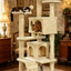 Vintage Cat Tree | Exclusive for Multi-Cat Households・Double Condos Double Platforms + Ladder・Cat Healing Castle