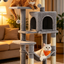 Medium Multifunctional Cat Tree | Small Space Friendly・Den + Hammock + Multi-platform・Cat's One-Stop Playground